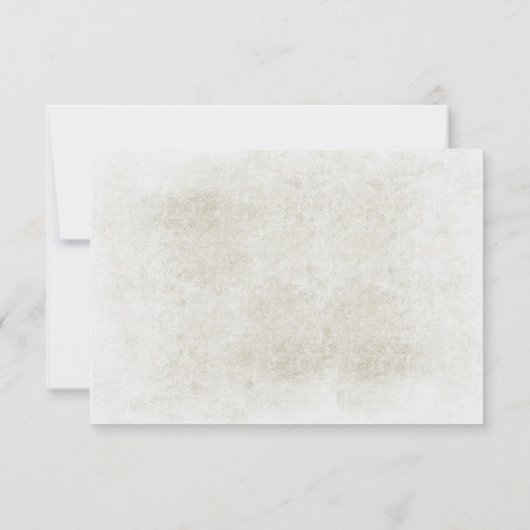 Rustikale Hochzeitskarten RSVP Karte (Rückseite)