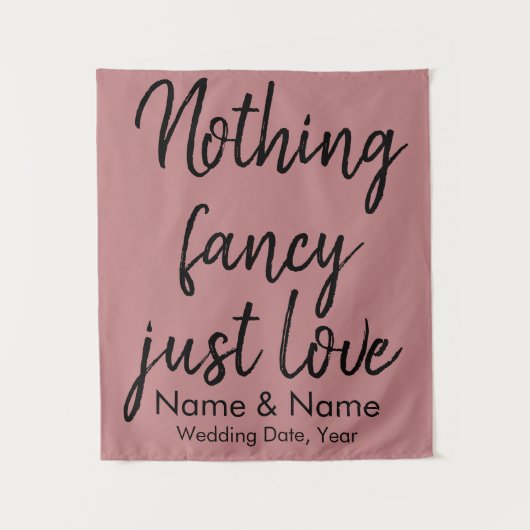 Rustikale Hochzeitskulisse für Dekorationen von Em Wandteppich (Vorderseite)