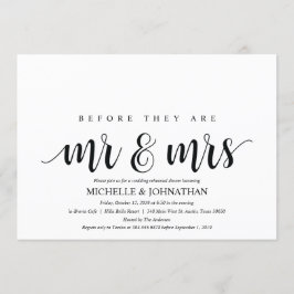 Rustikale Hochzeitsnacht Probe Einladungskarte Einladung