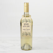 Rustikale Hochzeitsölfavoriten mit Liebe Flaschenanhänger (Auf Flasche)