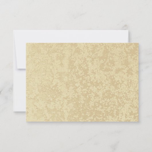 Rustikale Hochzeitsreaktion in Industriegütern RSVP Karte (Rückseite)