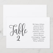 Rustikale Hochzeitssitzkarte. Landschaftsland Einladung (Vorne/Hinten)