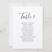 Rustikale Hochzeitssitzkarte. Modernes Land Einladung (Vorderseite)