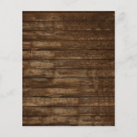 Rustikale Hochzeitsstimmung im Bauernhof (Rückseite)