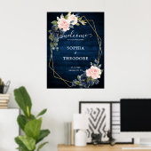 Rustikale Hochzeitsstimmung in der holznackten Geo Poster (Heimbüro)