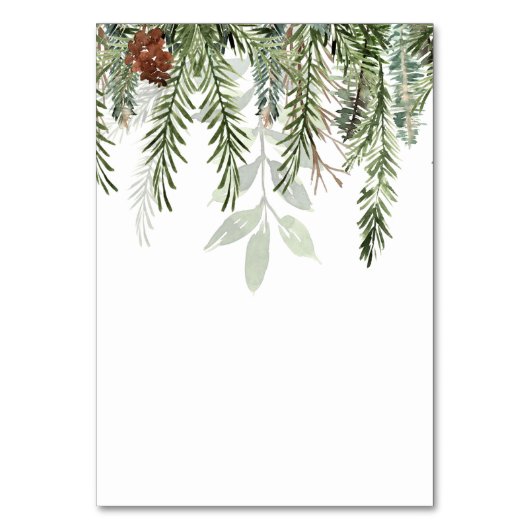 Rustikale Hochzeitsstimmung in Tischnummern (Rückseite)