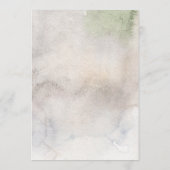 Rustikale Hochzeitstagung Programm (Rückseite)