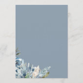 Rustikale Hochzeitstagung Programm (Rückseite)