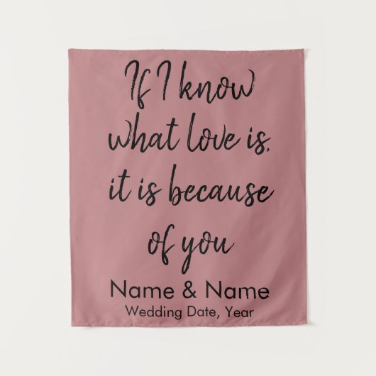 Rustikale Hochzeitstorte für Empfang mit einem Bud Wandteppich (Vorderseite)