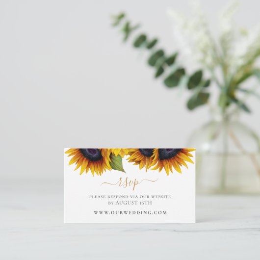 Rustikale Hochzeitswebsite UAWG Begleitkarte (Stehend Vorderseite)