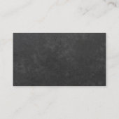 Rustikale Hochzeitswebsite UAWG Visitenkarte (Rückseite)