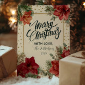 Rustikale Holiday Greenery Frohe Weihnachten