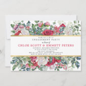 Rustikale Holys Winter Engagement Party Einladung (Vorderseite)