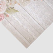 Rustikale Holz-Blush-Rose Seidenpapier (Ausschnitt)