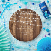 Rustikale Holz-u. feenhafte Pappteller (Party)