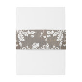 Rustikale Holz-und Einladungsbanderole (Rückseitenbeispiel)