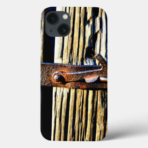 Rustikale Holz- und Eisenmetallriegel Case-Mate iPhone Hülle