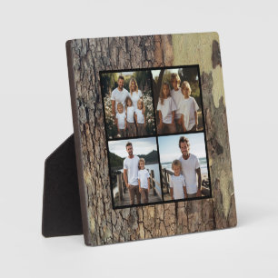 Rustikale Holzbaumrinde Fotovorlage Fotoplatte