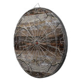 Rustikale Holzbaumzweige mit Stallbrett Dartscheibe (Vorderseite rechts)