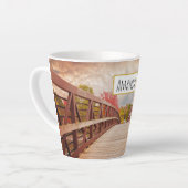 Rustikale Holzbrücke im Land Milchtasse (Linke Ecke)