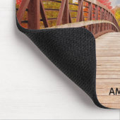 Rustikale Holzbrücke im Land Mousepad (Ecke)
