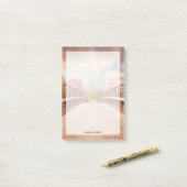 Rustikale Holzbrücke im Land Post-it Klebezettel (Auf Schreibtisch)