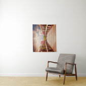 Rustikale Holzbrücke im Land Wandteppich (Beispiel)