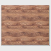 Rustikale Holzdecoupage Geschenkpapier (Flach)