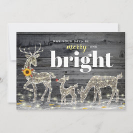 Rustikale hölzerne einladung