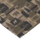 Rustikale hölzerne tischdecke (Schrägansicht)