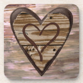 Rustikale hölzerne untersetzer (Vorderseite)