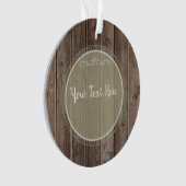 Rustikale hölzerne Verzierung Ornament (Vorderseite)