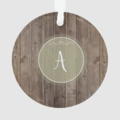 Rustikale hölzerne Verzierung Ornament (Rückseite)