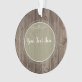 Rustikale hölzerne Verzierung Ornament (Vorderseite)