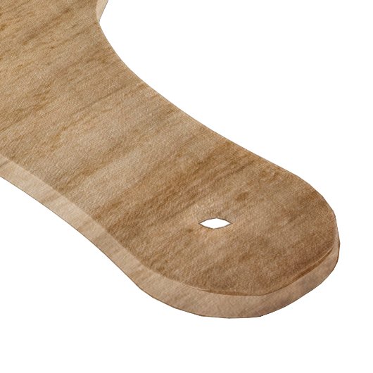 Rustikale Holzfamilie nach Hochzeit Datum Rotes He Schneidebrett (Ecke)