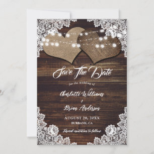 Rustikale Holzflorenhochzeit Romantische Landhochz Save The Date