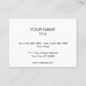 Rustikale Holzfußböden, Linien und Markierungen -  Visitenkarte (Rückseite)