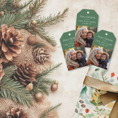 Rustikale Holzgiftkarte Geschenkanhänger