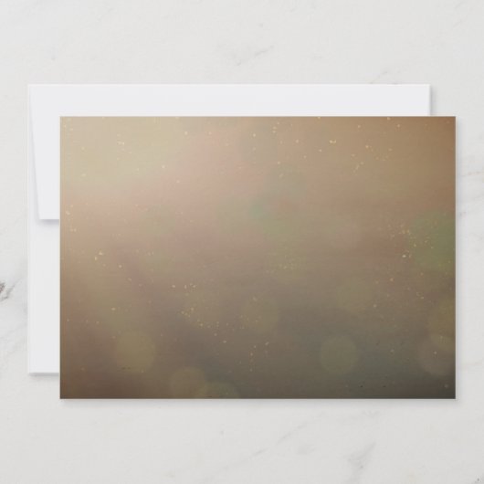 rustikale Holzherz Hochzeitsreise Einladung (Rückseite)