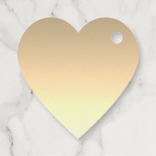 Rustikale Holzhochzeit Geschenkanhänger (Rückseite)