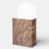 Rustikale Holzhochzeit Geschenkschachtel (Geöffnet)