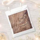 Rustikale Holzhochzeit Geschenktütchen (Ausgeschnitten)