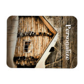 Rustikale Holzhütte im Grünen Magnet (Horizontal)