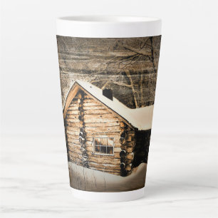 Rustikale Holzhütte im Grünen Milchtasse