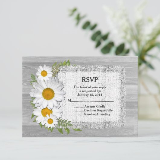 Rustikale Holzhütte (Strauß) RSVP daisy2 (Stehend Vorderseite)