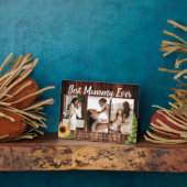 Rustikale Holzkalligraphie 3 Foto Beste Mommy je Fotoplatte (Seite)