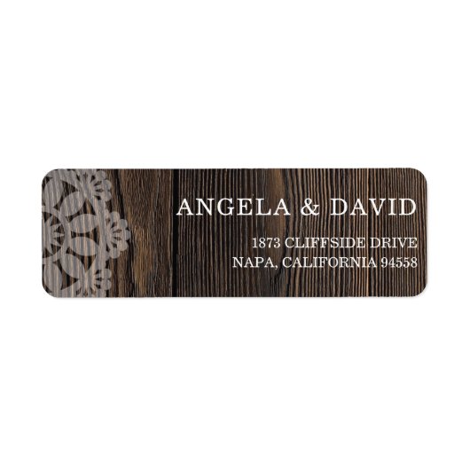 Rustikale Holzklingellichter (Vorne)