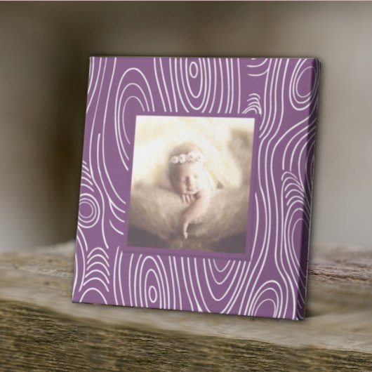 Rustikale Holzkörner Vintager Moderne Kunst Leinwanddruck