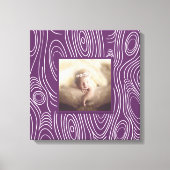 Rustikale Holzkörner Vintager Moderne Kunst Leinwanddruck (Vorderseite)