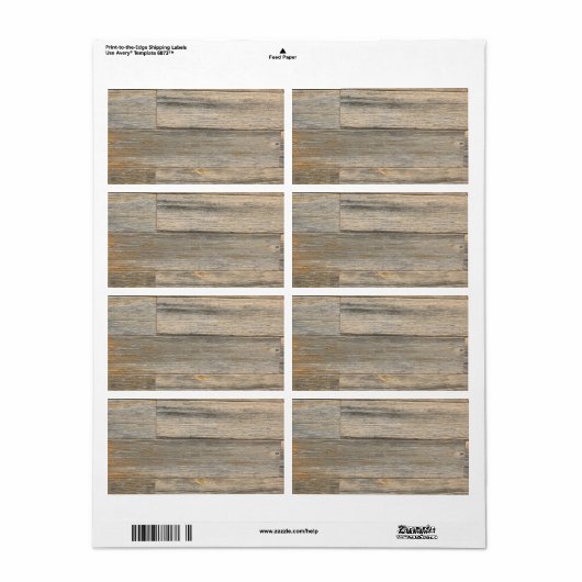 Rustikale Holzkornplatten (Vorne)